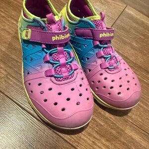 Stride Rite Phibian Kids Water Shoes - Purple and Blue